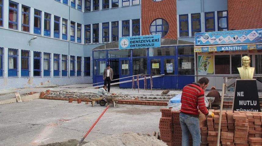 Atakum&rsquo;da Okul Ve Camilere 10 Milyon Liralık Hizmet