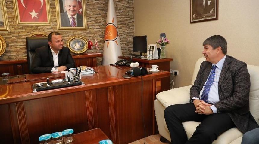 Başkan Türel’den Ak Parti İl Başkanı Taş’a Hayırlı Olsun Ziyareti