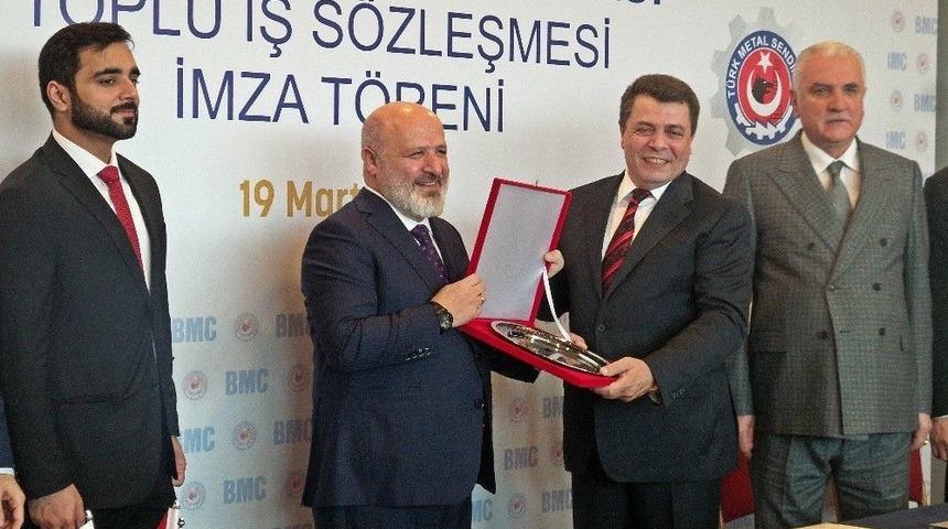 Bmc - T&uuml;rk Metal Sendikası Toplu İş S&ouml;zleşmesi İmza T&ouml;reni Yapıldı