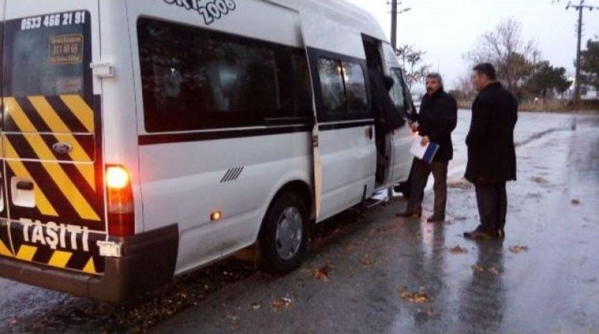 Sungurlu&rsquo;da Servis Ara&ccedil;ları Denetleniyor