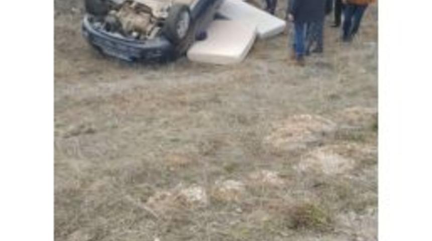 Bayburt&rsquo;ta Trafik Kazası:2 Yaralı