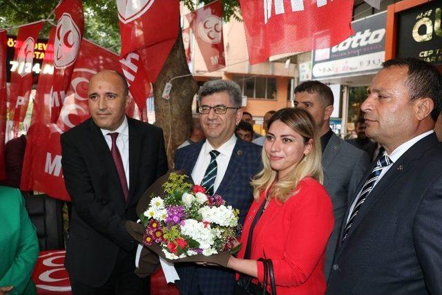 Mhp’li Aycan, Kahramanmaraş’ta Partililerle Buluştu