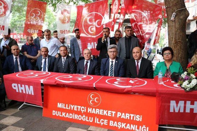 Mhp’li Aycan, Kahramanmaraş’ta Partililerle Buluştu