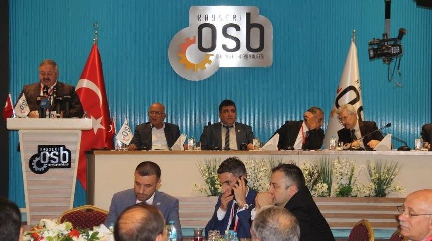 Kayseri Osb&rsquo;nin 16. Mali Genel Kurulu Yapıldı