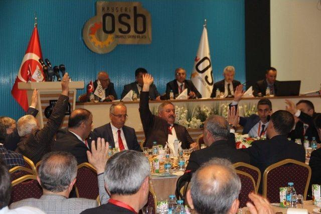 Kayseri Osb’nin 16. Mali Genel Kurulu Yapıldı