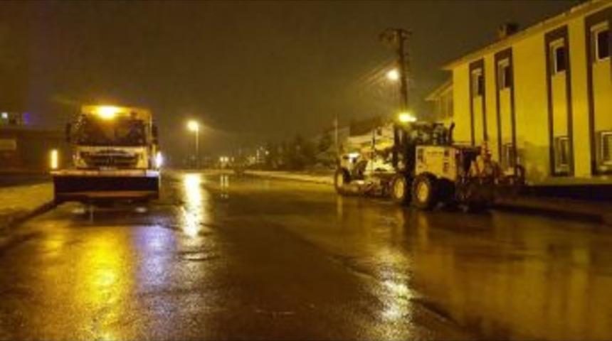 Erzurum&rsquo;da Kar Yağışı