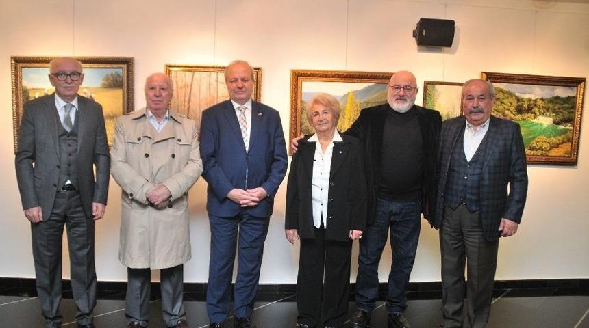 Aso&rsquo;da Birsen G&uuml;r&rsquo;&uuml;n Resim Sergisi A&ccedil;ıldı