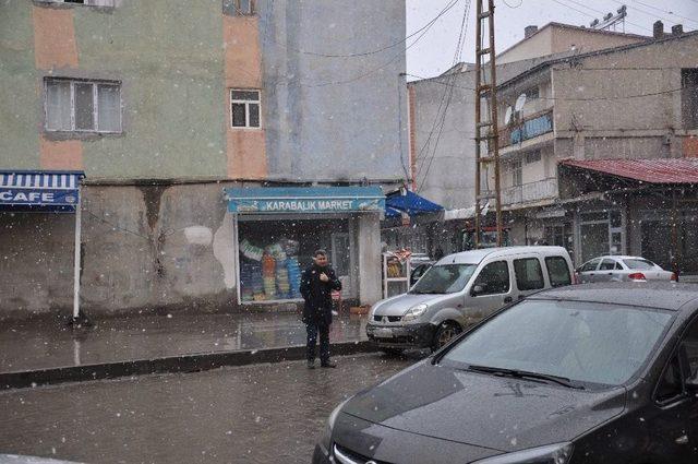 Bulanık&rsquo;ta Kar Yağışı 1