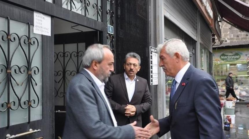 İl Milli Eğitim M&uuml;d&uuml;r&uuml; Osman Elmalı Eğitim -bir -sen Kayseri Şubesini Ziyaret Etti