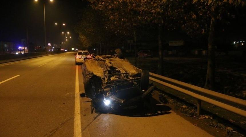 Kocaeli&rsquo;de Trafik Kazası: 1 Yaralı