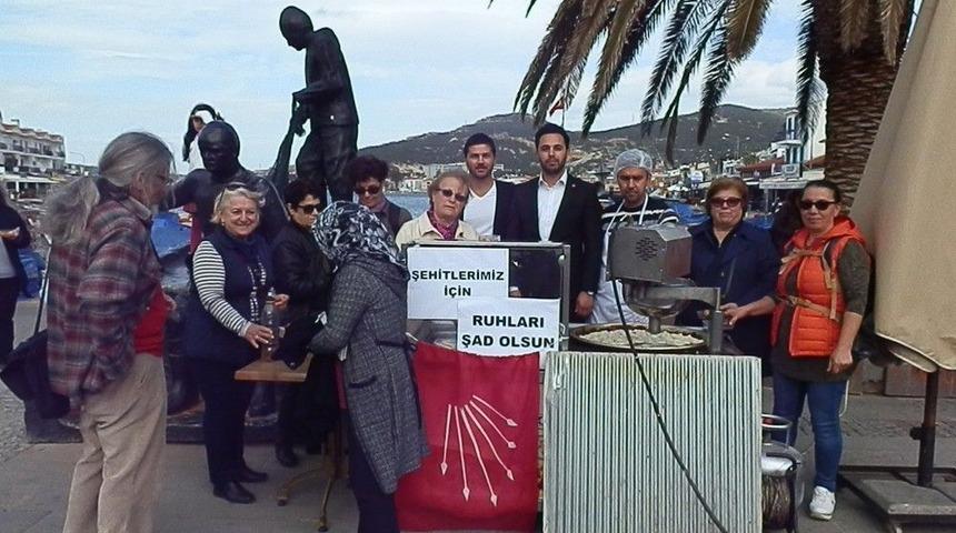 Fo&ccedil;a Chp&rsquo;den Şehitler İ&ccedil;in Lokma