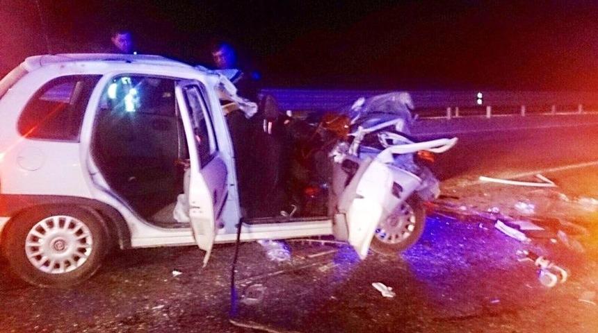 Manisa&rsquo;da Trafik Kazası: 1 &Ouml;l&uuml;