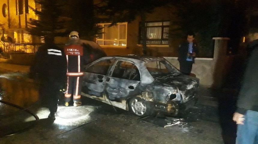 Başkent&rsquo;te Kundaklama İddiası