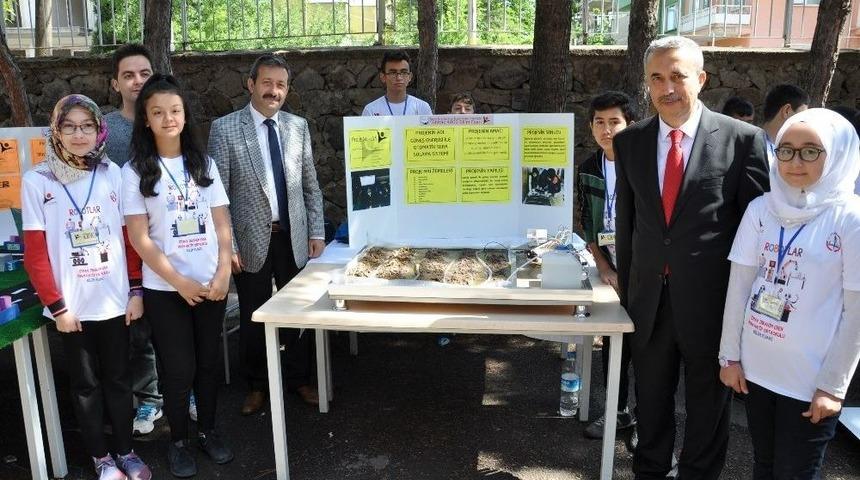 &Ouml;ğrencilerden &rsquo;g&uuml;neş Enerjisi İle Otomatik Sera Sulama&rsquo; Projesi