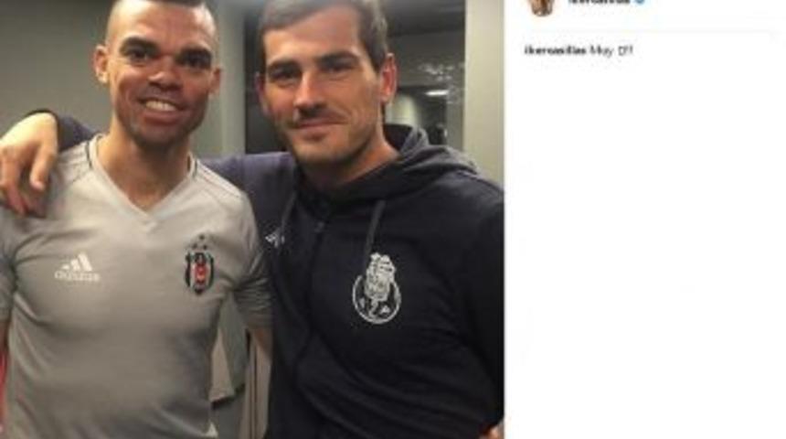 Casillas&rsquo;tan Pepe Paylaşımı
