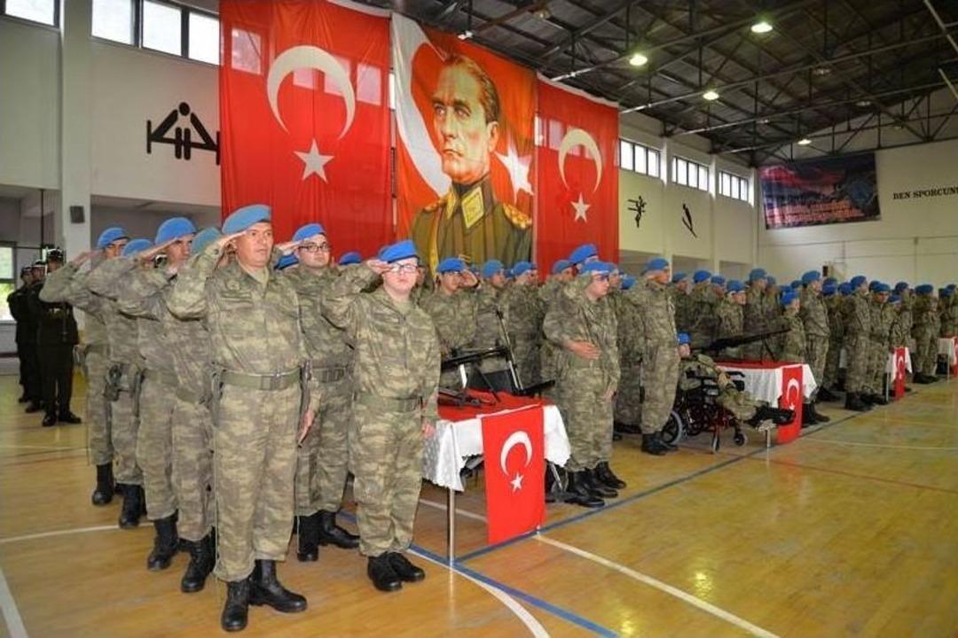 Engelli Bireyler Temsili Askerlik Yaptı