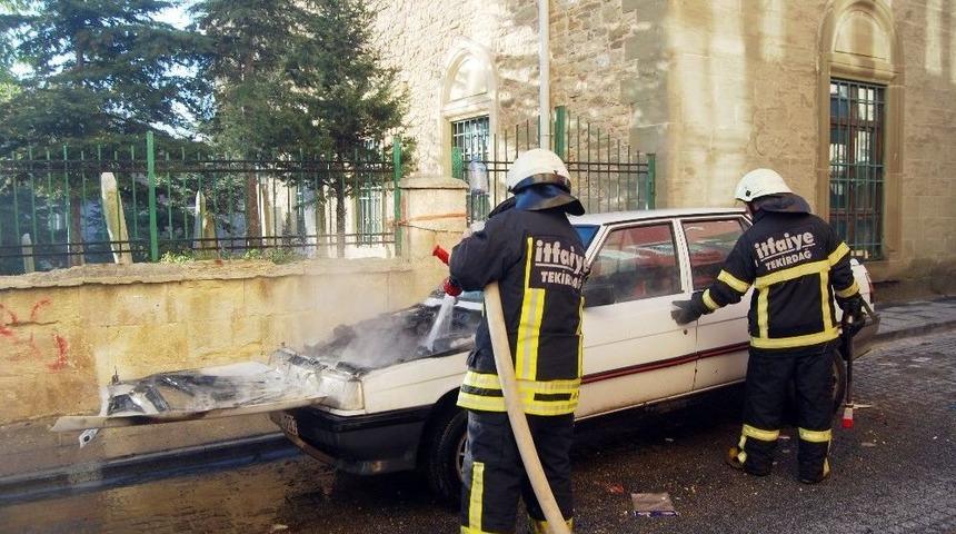 Lpg&rsquo;li Otomobil Alev Aldı