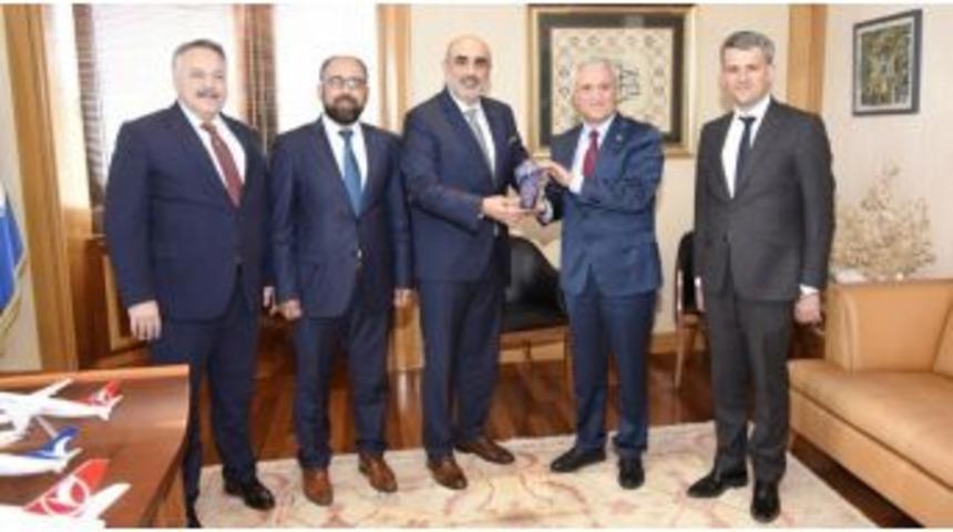 Tümsiad Genel Başkanı Yaşar Doğan Rektör Gündoğan’ı Ziyaret Etti