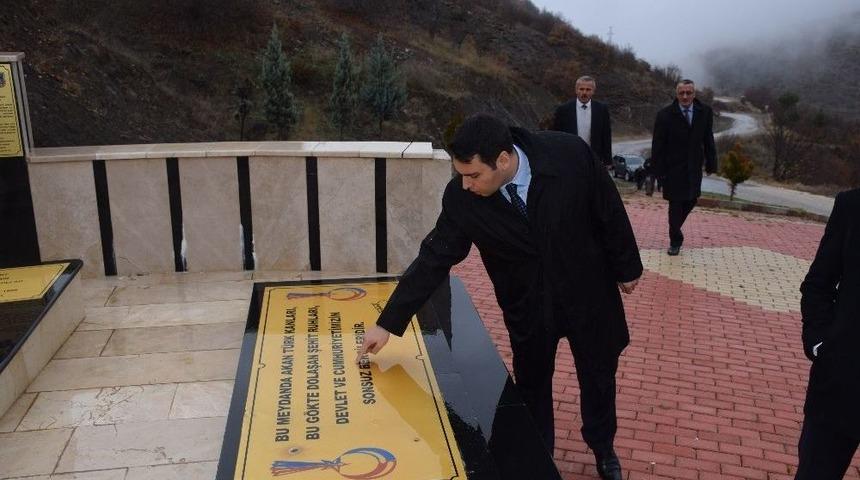 Kaymakam &Ccedil;ırak, 7 Askerin Şehit D&uuml;şt&uuml;ğ&uuml; Yeri Ziyaret Etti