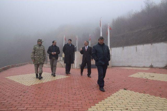 Kaymakam &Ccedil;ırak, 7 Askerin Şehit D&uuml;şt&uuml;ğ&uuml; Yeri Ziyaret Etti 2