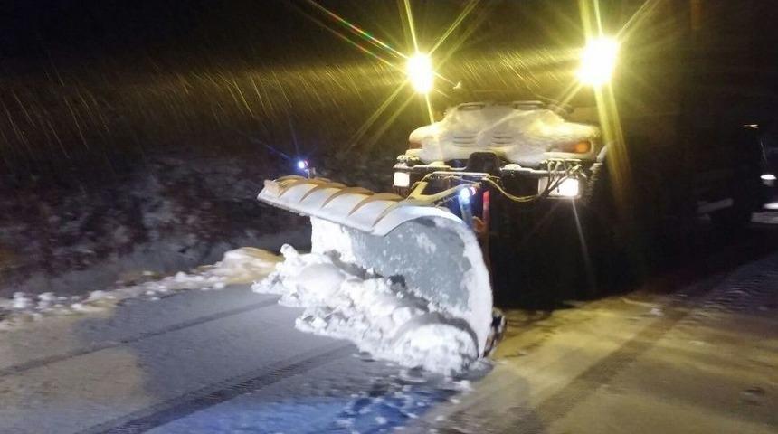 Kocaeli&rsquo;ye İlk Kar Yağdı, M&uuml;dahale Anında Geldi