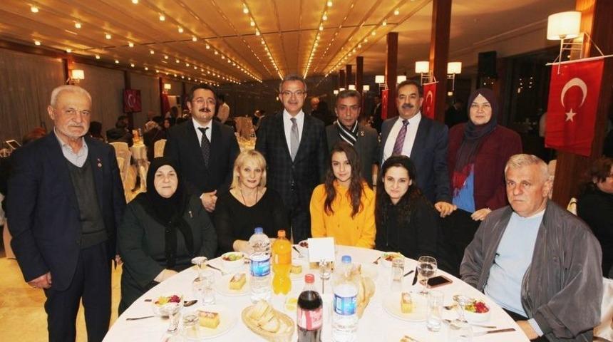 Kaymakam G&uuml;ler Ve Başkan K&ouml;şker Şehit Aileleriyle Bir Araya Geldi