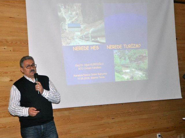 Yenice Halkına Hes Konusunda Konferans