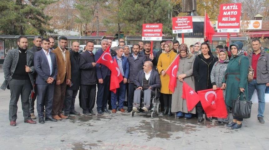 Elazığ&rsquo;da Nato&rsquo;ya Tepki