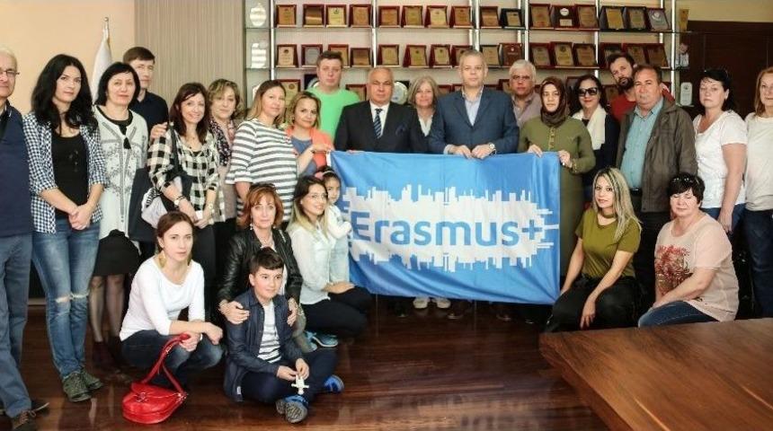 Erdemli Belediyesi, &lsquo;erasmus Plus Projesi&rsquo;nin Temsilcilerini Ağırladı