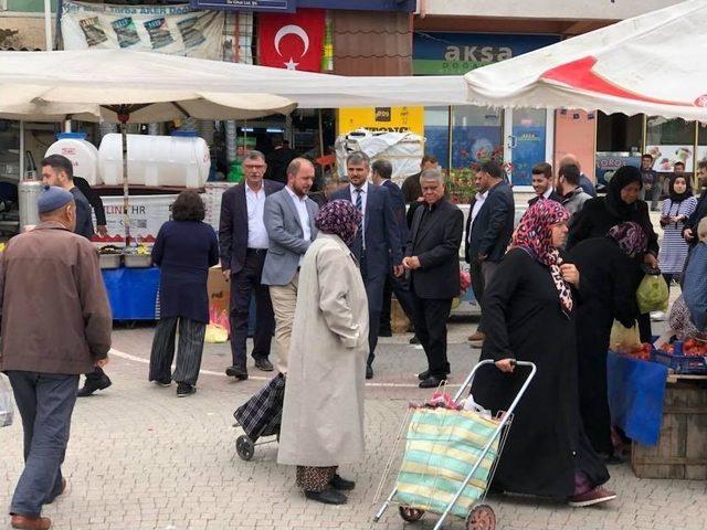 Vezirhan’a Ak Parti Binası Ve Skm Bürosu Açıldı