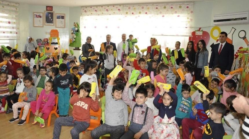 Minik &Ouml;ğrencilere Diş Sağlığı Anlatıldı