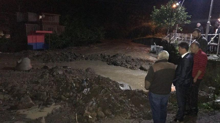 Ma&ccedil;ka&rsquo;da Heyelan 4 Milyon Tl&rsquo;lik Zarar