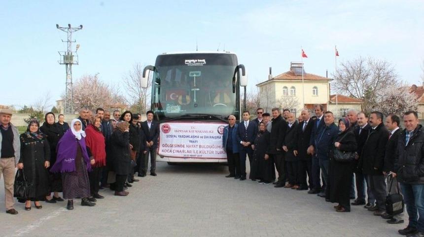 Akpınar&rsquo;da &rsquo;koca &Ccedil;ınarlar K&uuml;lt&uuml;r Turu&rsquo; Projesi Hayata Ge&ccedil;irildi