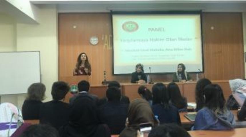 D&uuml;&rsquo;de &lsquo;yargılamaya Hakim Olan İlkeler&rsquo; Paneli