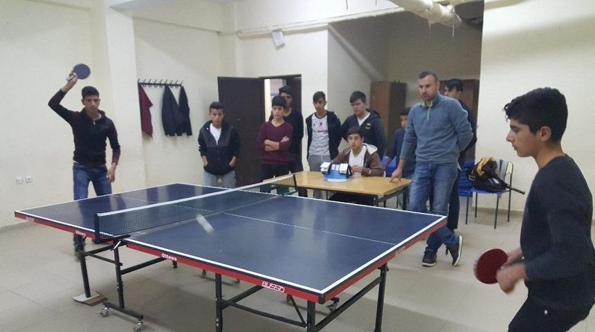 Sincik&rsquo;te Masa Tenisi Turnuvası Yapıldı
