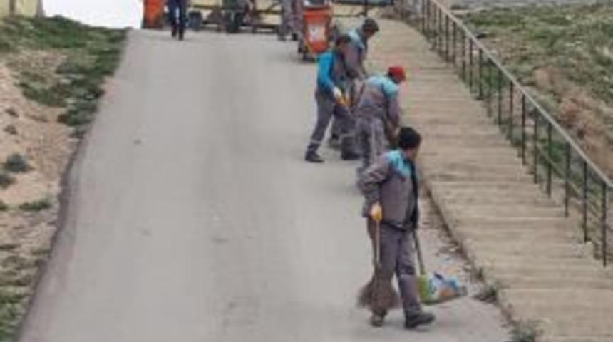 Niğde Belediyesinden Mahallelerde Genel Temizlik &Ccedil;alışması