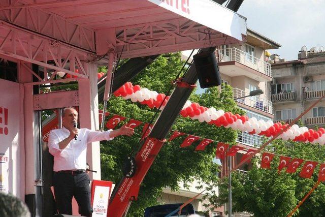 Muharrem İnce Denizli’de Miting Yaptı