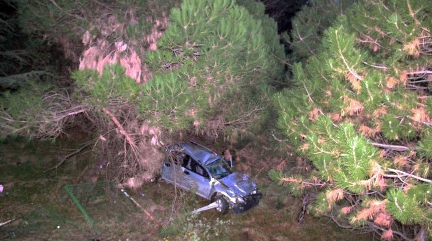 Kamyonet 15 Metreden Bah&ccedil;eye U&ccedil;tu: 1 Yaralı