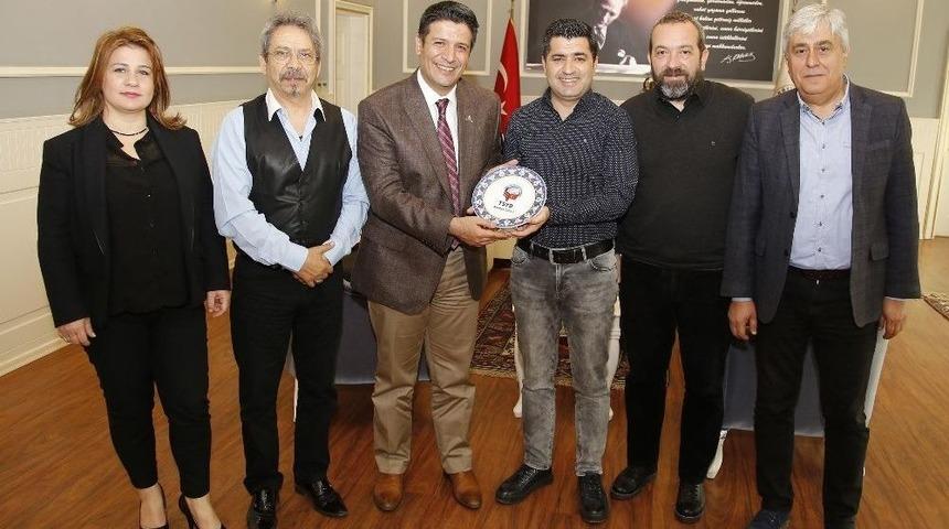 Başkan Genç, Tsyd Antalya Şubesi’nin Yeni Yönetimini Ağırladı