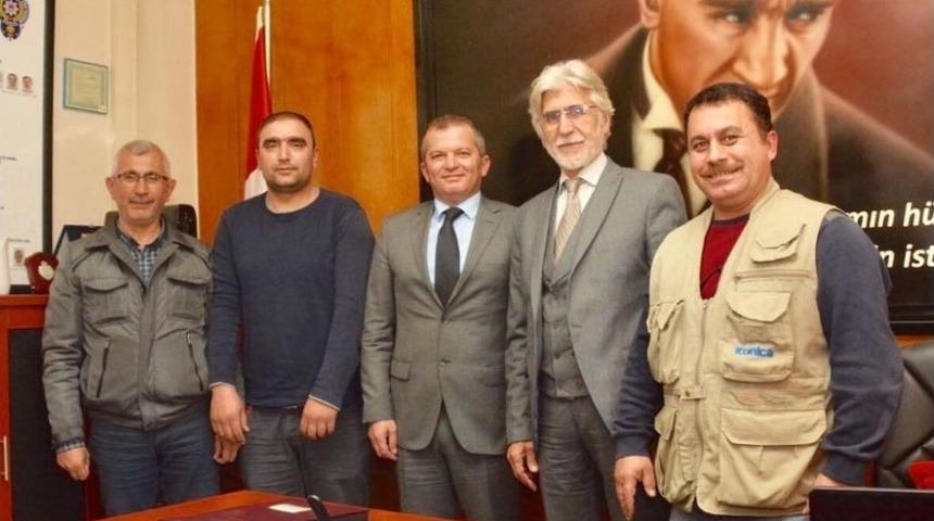 Lapseki&rsquo;de Basın Mensuplarından Jandarma Ve Emniyete Ziyaret