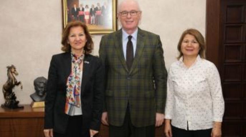 Başkan Kurt, &Ccedil;ydd Eskişehir Şube Başkanı Sevgi Akmen İle Bir Araya Geldi