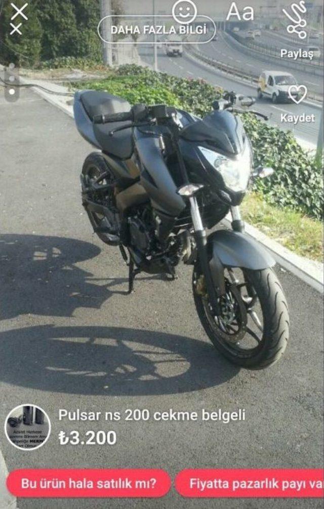 (özel Haber) Doğum Gününde Motosikletini Çalıp, İnternette Satışa Sundular