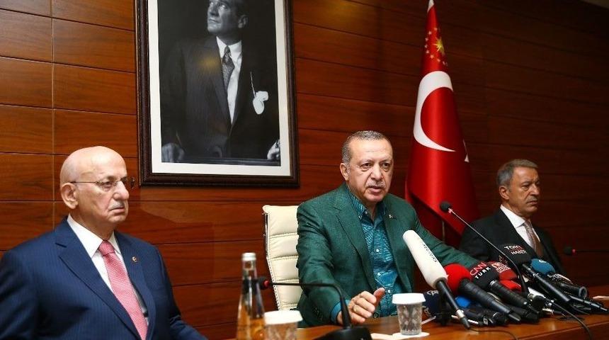 Cumhurbaşkanı Erdoğan: "sayın Bah&ccedil;eli&rsquo;nin Kendi Teklifi, G&uuml;ndemimizde Yok" (1)