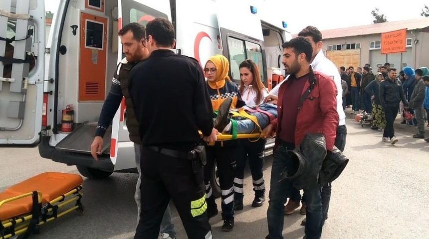 Bafra’da Kaza: 1 Yaralı