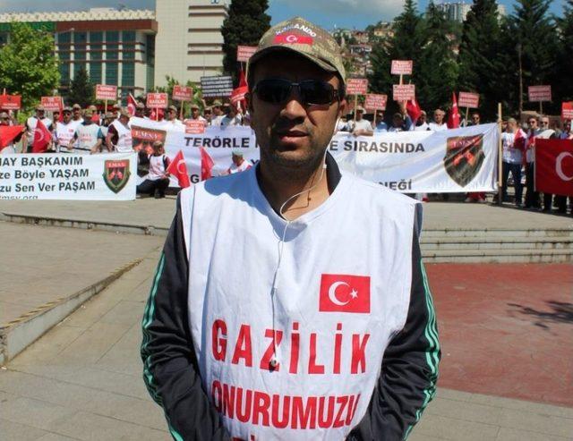 Gazilik Unvanı İçin Yola Çıkan 120 Kişi Kocaeli’ne Ulaştı