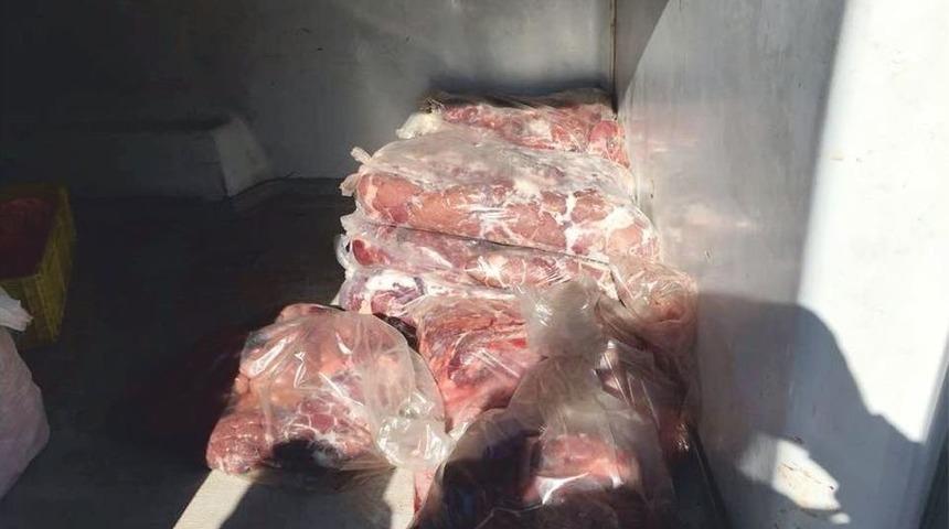 Kahta’da Kaçak Et Operasyonu