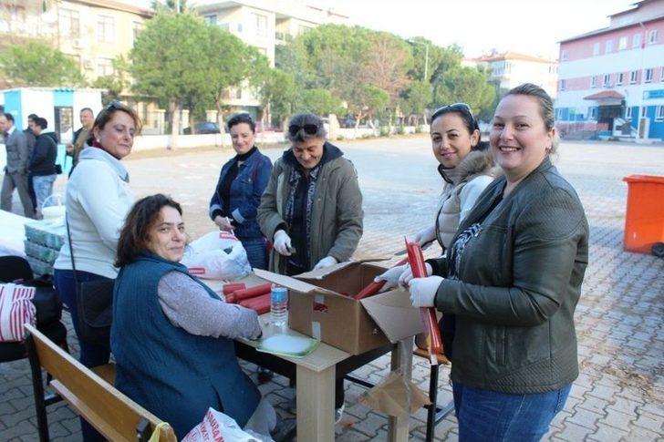 Okul Aile Birliği Sucuk Ekmek Etkinliğiyle Kışa ‘merhaba’ Dedi G4