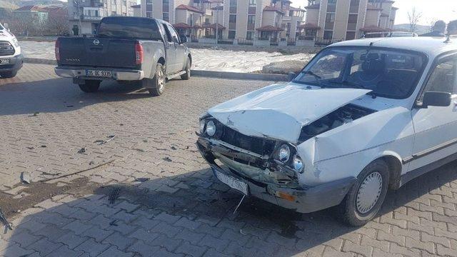 Manisa’da Trafik Kazası: 1 Yaralı