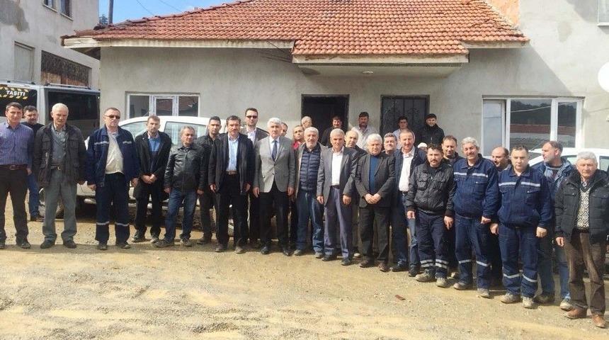 Başkan Musa Yılmaz, Hisarcık&rsquo;taki Yol &Ccedil;alışmalarını İnceledi