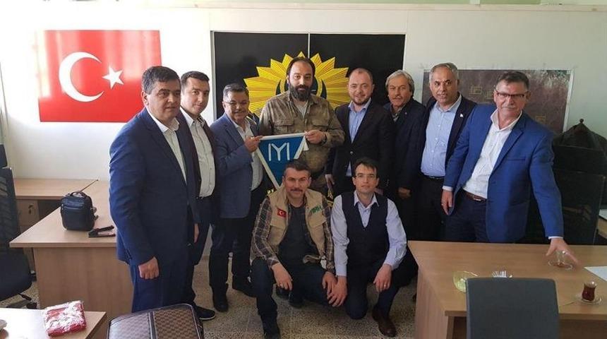 Ak Partili Başkanlardan Suriye&rsquo;de G&uuml;venliği Sağlayan T&uuml;rk Polis Birliği Teşkilatına Ziyaret